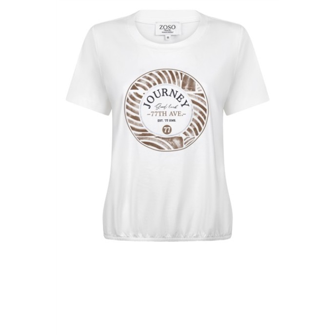 Zoso Travel T-shirt Journey white / summer